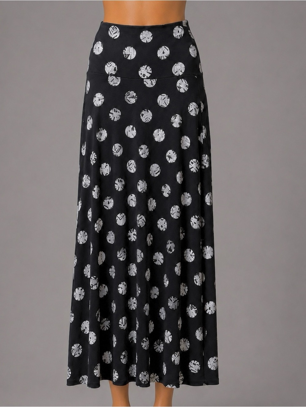 LuLaRoe Black and White Sequin Maxi Skirt